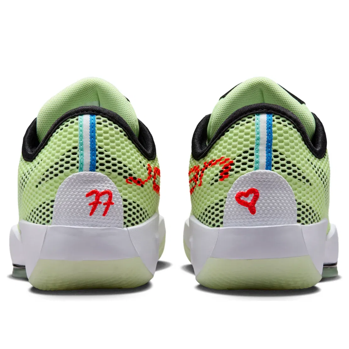 Детские кроссовки с синтетическим верхом Air Jordan Luka .77 'Barely Volt Black' Jordan, Barely Volt/Black — фото 4