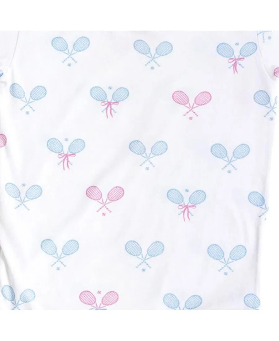 Комплект пижамы из хлопка с длинным рукавом Sant and Abel, Tennis Bows — фото 3