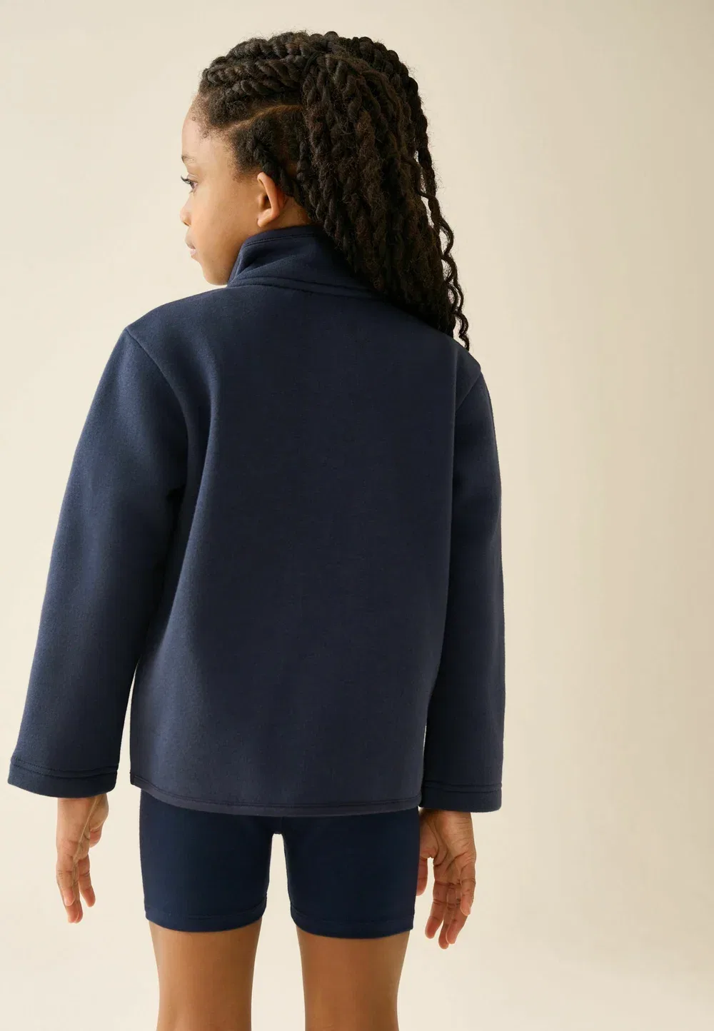 Спортивная куртка на молнии с карманами, стандартного кроя Next, Navy Blue — фото 3