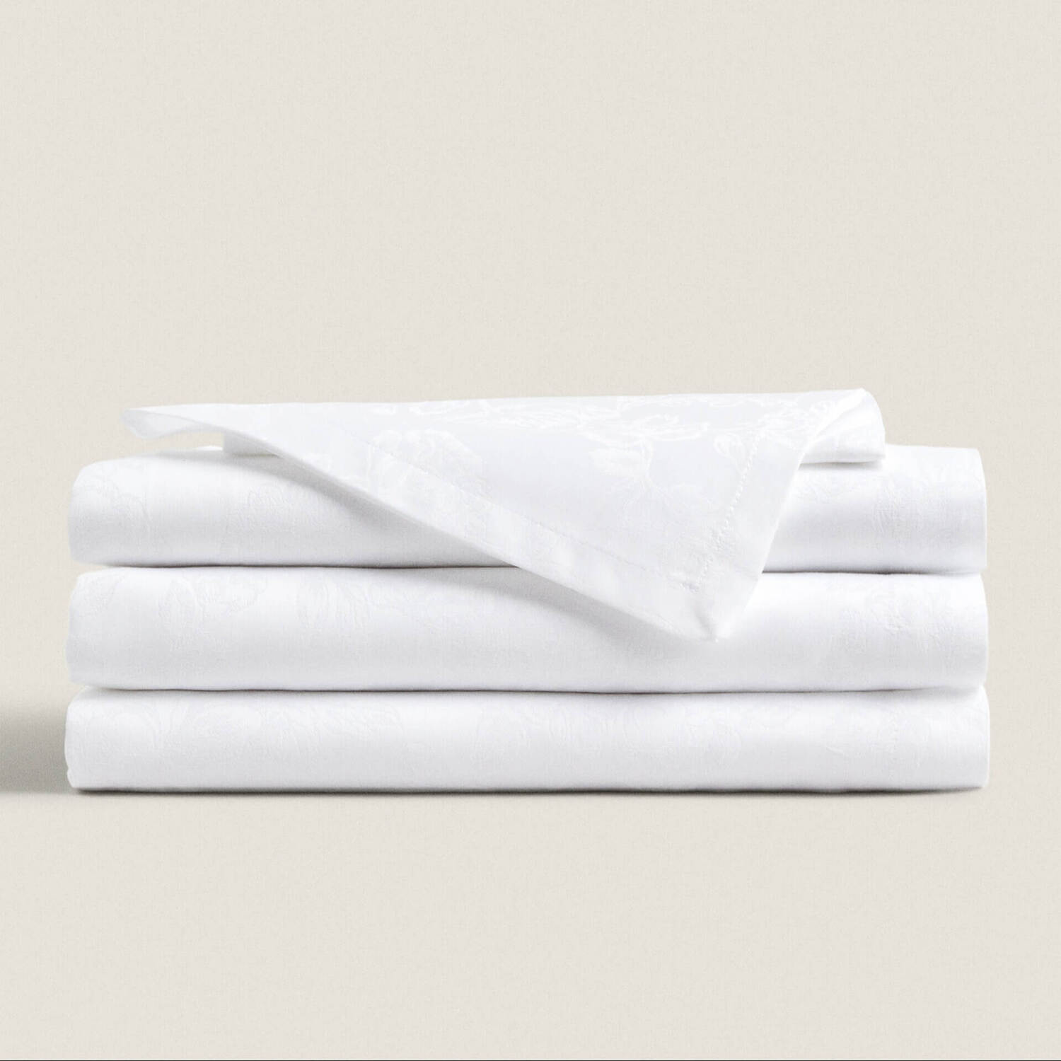 

Скатерть Zara Home Floral Jacquard, белый
