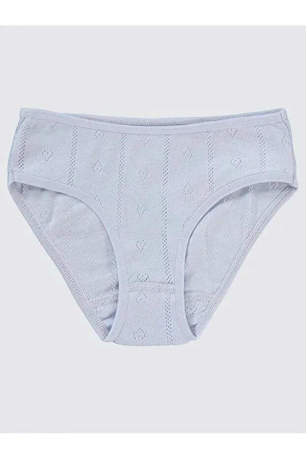 Детский комплект трусов для девочек с принтом Civil Girls, White-Lilac — фото 3