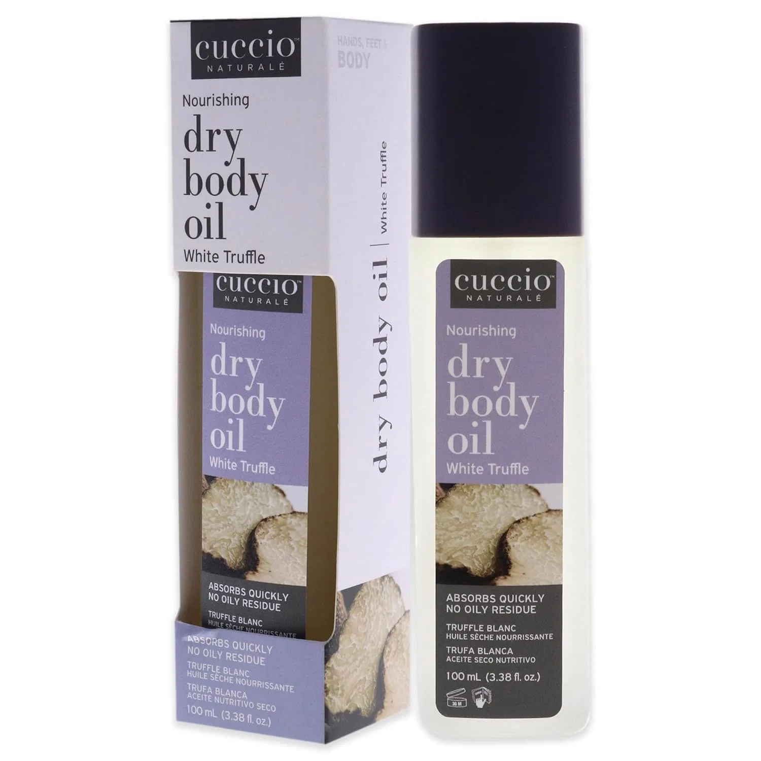 Масло для тела сухое Cuccio Natural Moisturiser, White Truffle, 100 мл — фото 4