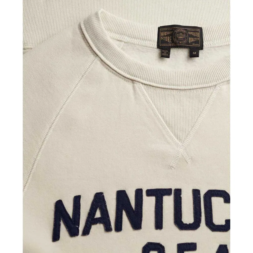 Свитшот Vintage Applique Superdry, бежевый — фото 2
