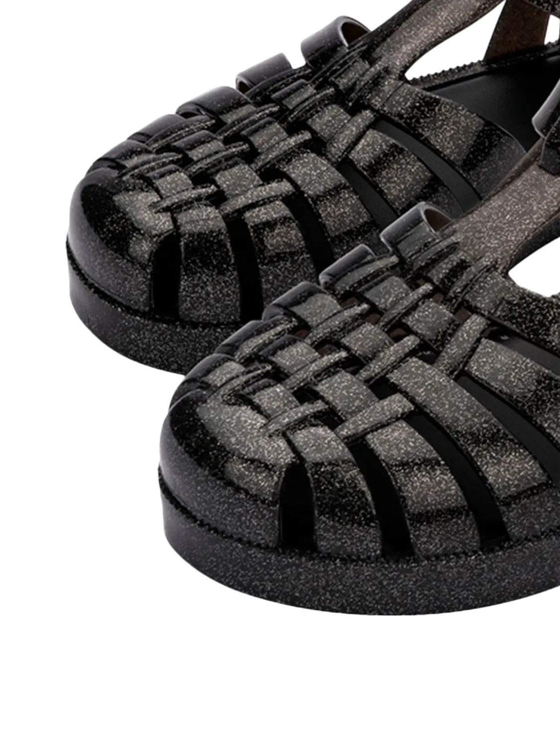 Босоножки с блестящими деталями Melissa, черный — фото 2