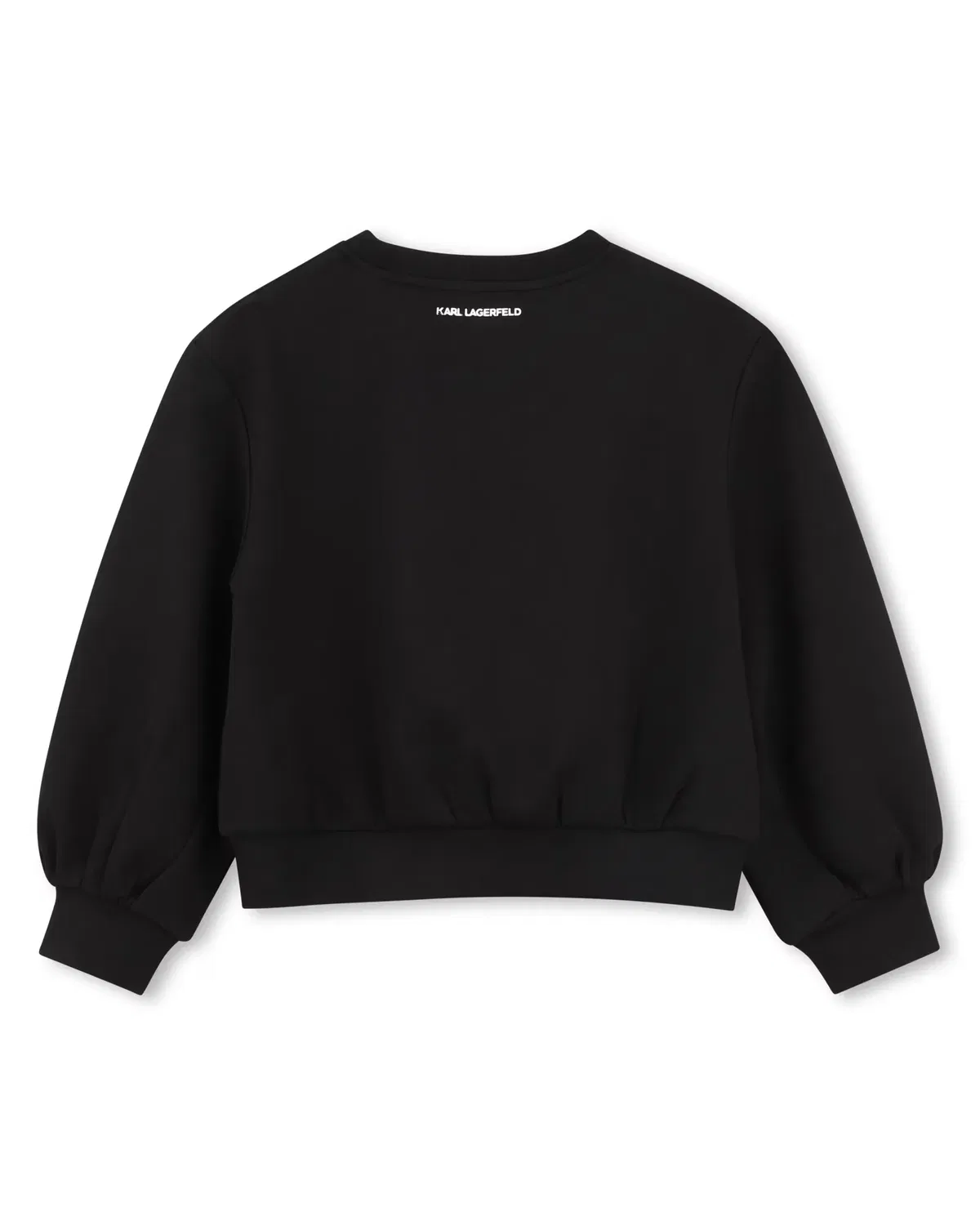Детская худи для девочек с принтом CHOUPETTE Karl Lagerfeld Kids, Negro — фото 3