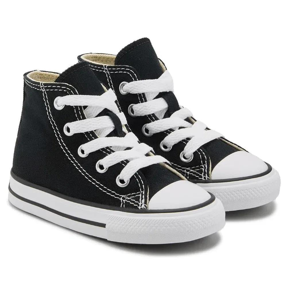 Детские высокие кроссовки Chuck Taylor All Star для малышей Converse, Black/White
