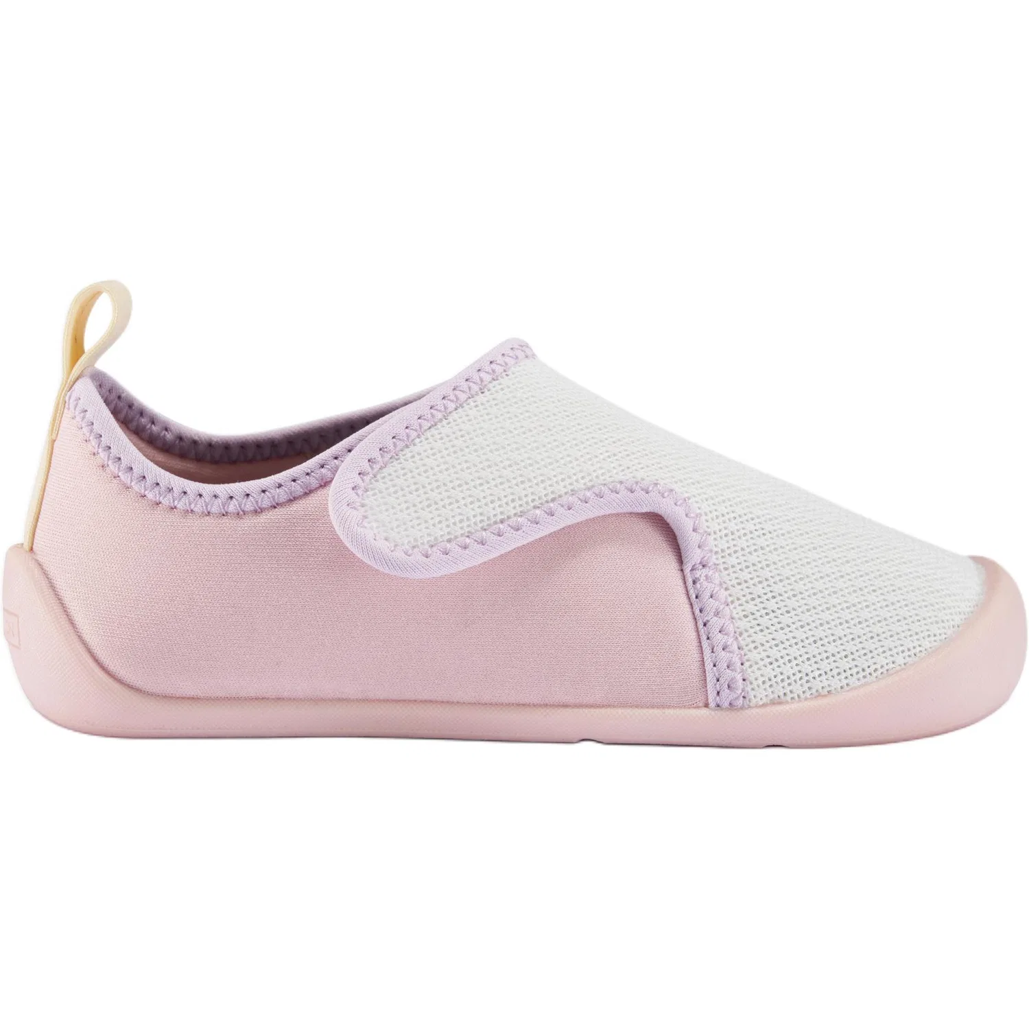 Детские кроссовки для повседневной носки DECATHLON Kids, Ecru/Quartz Pink — фото 3