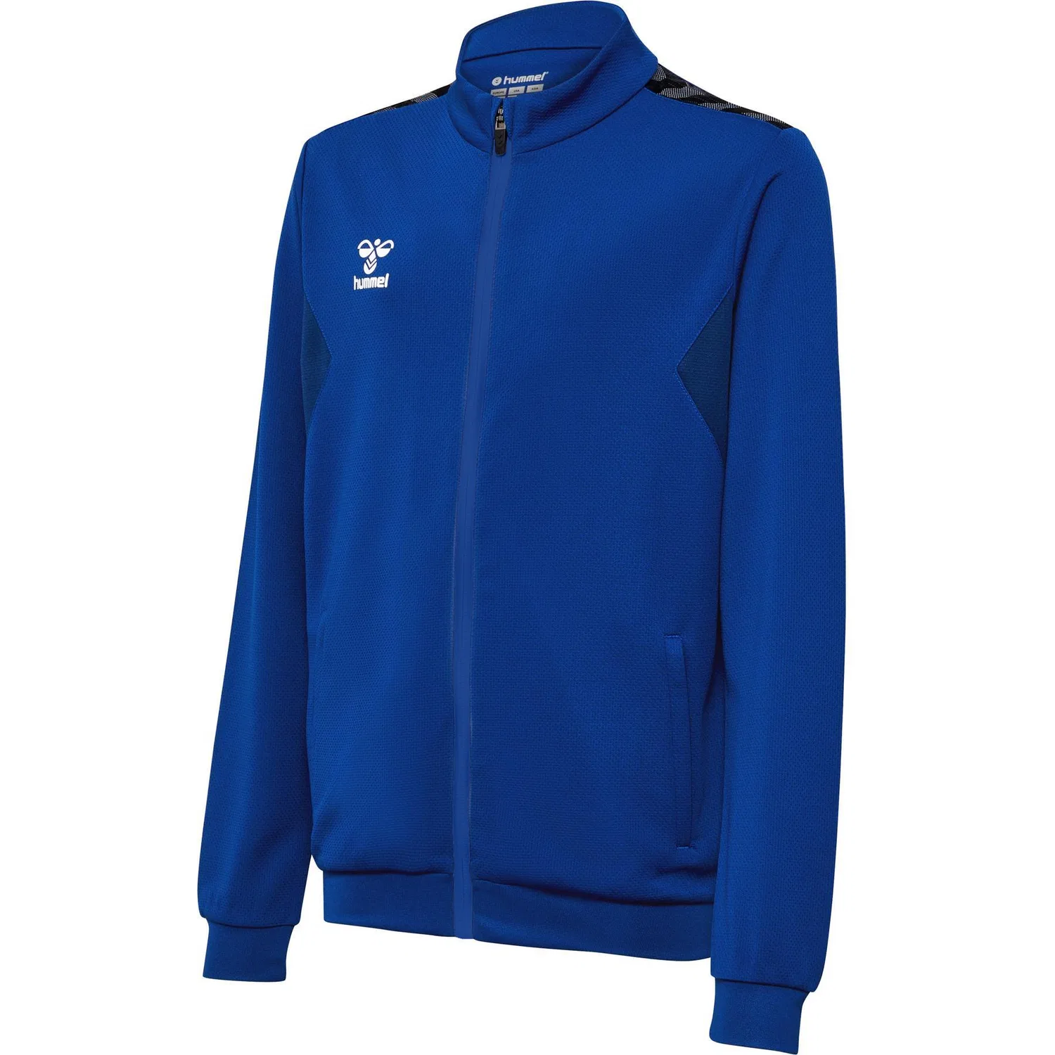 Детская тренировочная куртка с молнией Hummel Authentic, Цвет: BLAU / Atlantikblau