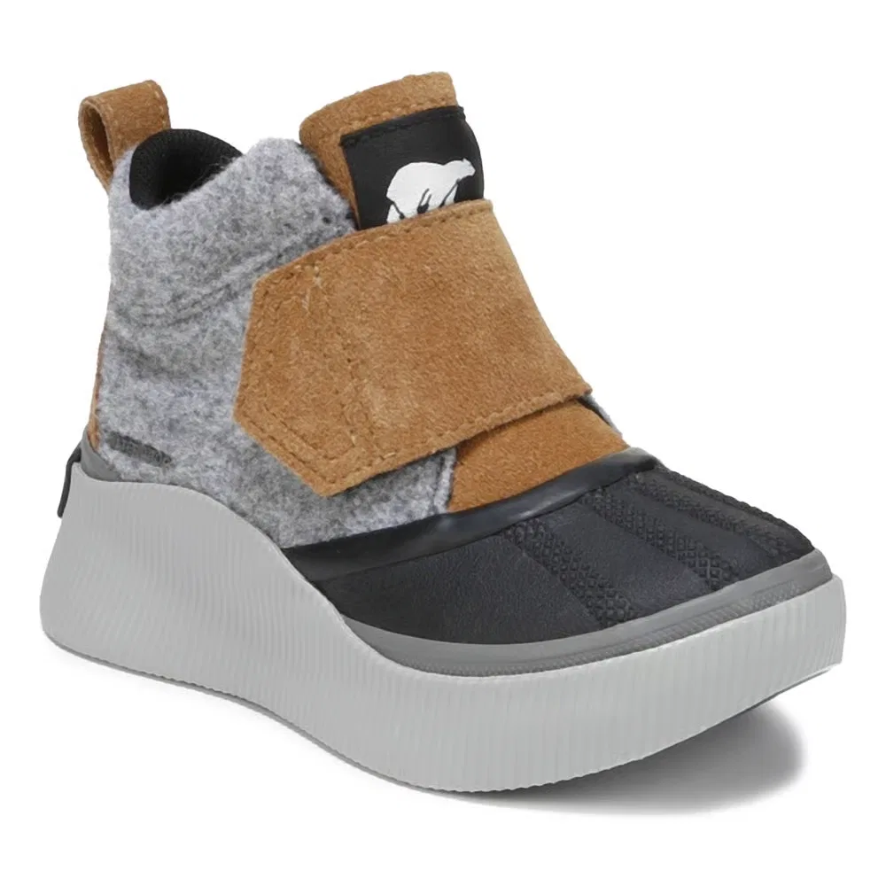 Детские водонепроницаемые ботинки Out-n-Acto IV для малышей Sorel, Grey/Tan/Black
