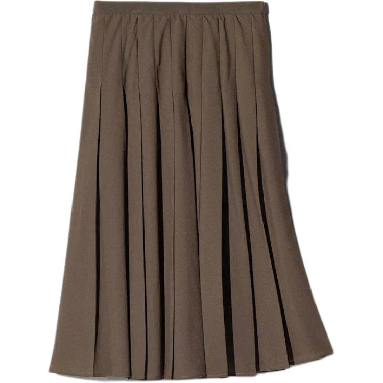 Универсальная длинная юбка, Dark Umber UNIQLO