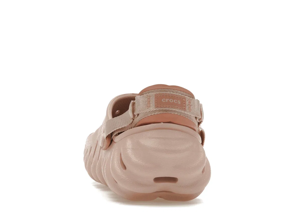 Детские клоги Echo Clog Crocs, Pink Clay — фото 4