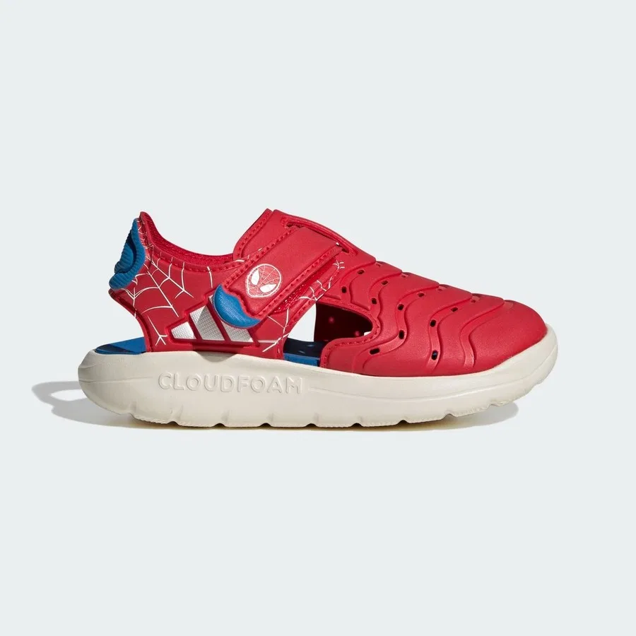 Детские сандалии с принтом Spider-Man adidas JQ4398 Water Sandal Spider-Man C, Красный