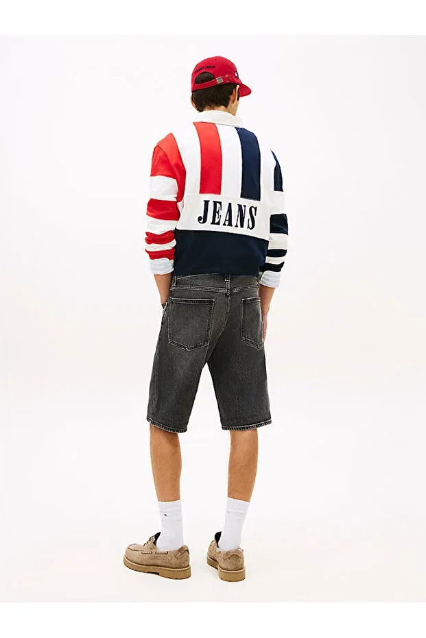 Мужские шорты с принтом Tommy Hilfiger, Black — фото 4