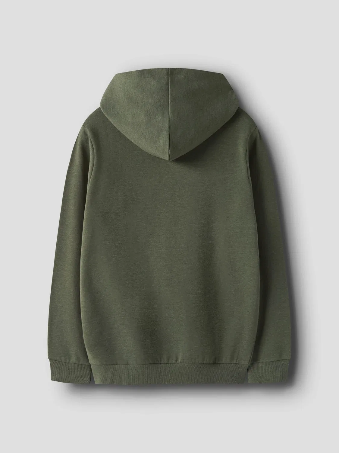 Свитшот с капюшоном на молнии NKMVIMO LS SWEAT CARD BRU Name It, зеленый — фото 3
