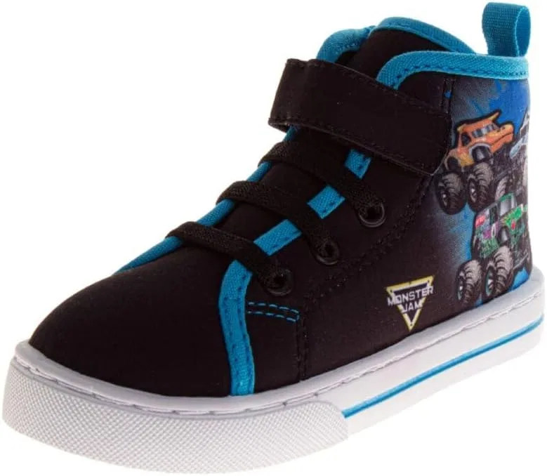Детские кроссовки для мальчиков с принтом Monster Jam Josmo, Blue Black