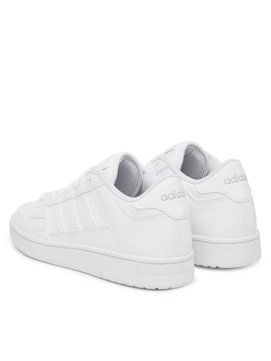 Кроссовки для мальчика Rapid Court Low Junior Shoes Adidas, белый — фото 3