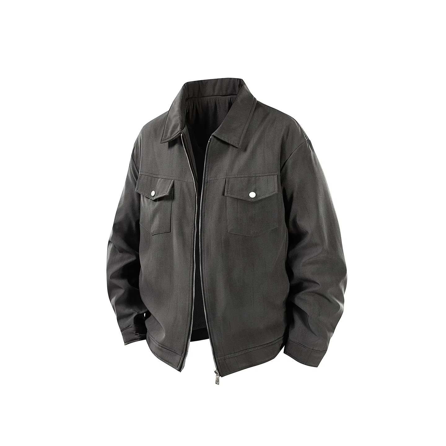 Детская куртка на молнии с воротником-стойкой JEEP SPIRIT, Dark Gray