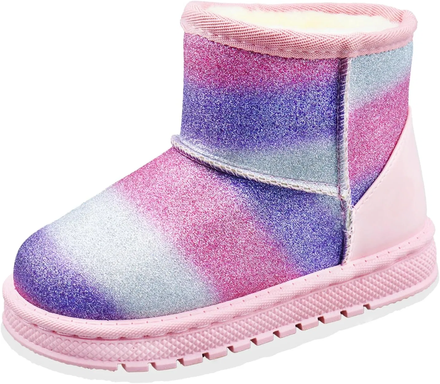 Детские сапоги для девочек с блестками и пайетками Elcssuy, Shiny Rainbow