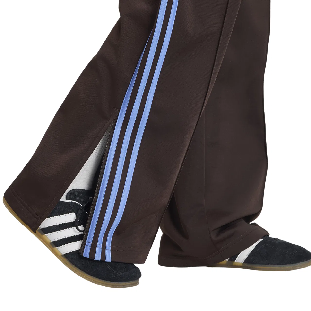 Женские спортивные штаны из переработанного полиэстера Adicolor Classics Firebird Track Pants Adidas, Aurora Coffee/Blue Fusion — фото 4