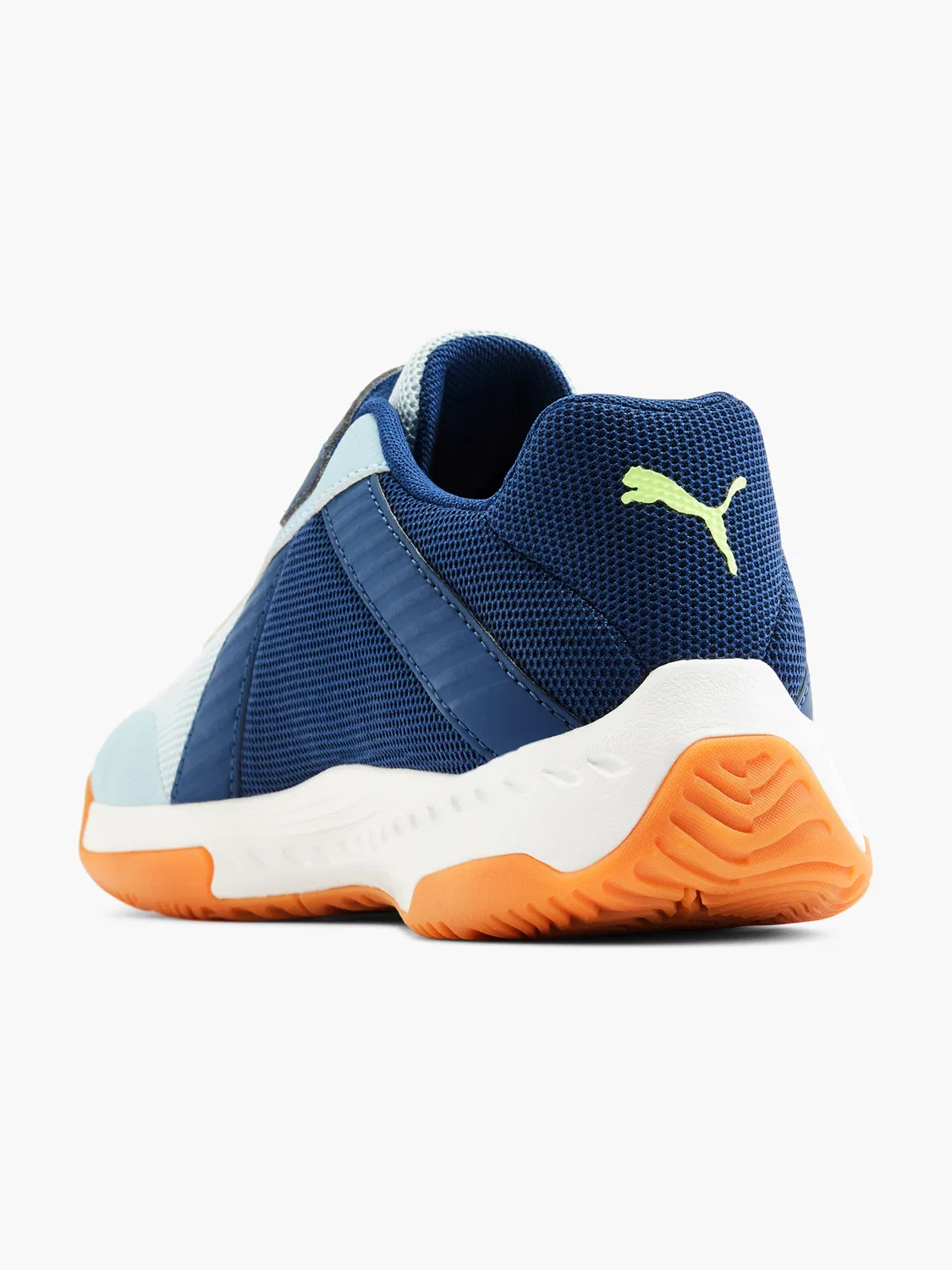 Детские кроссовки Indoor PUMA LUMINOUS V JR, синий — фото 3