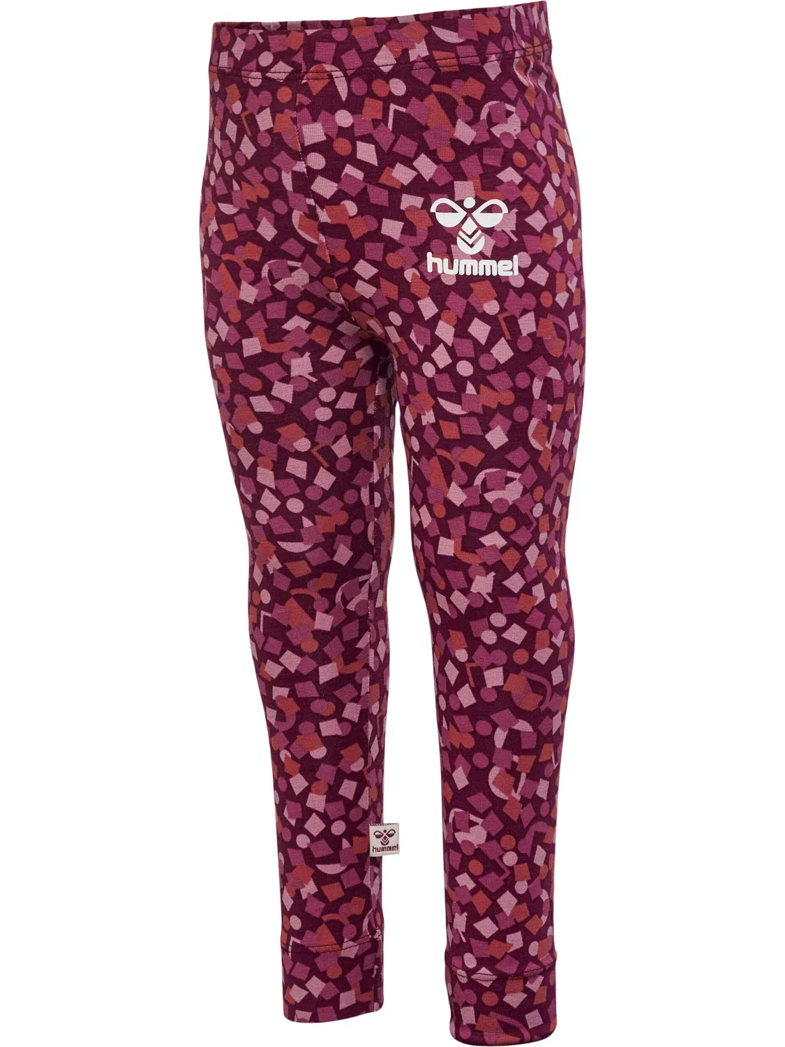 Детские леггинсы с принтом Hmlconfetti Hummel, Королевское Красное — фото 4