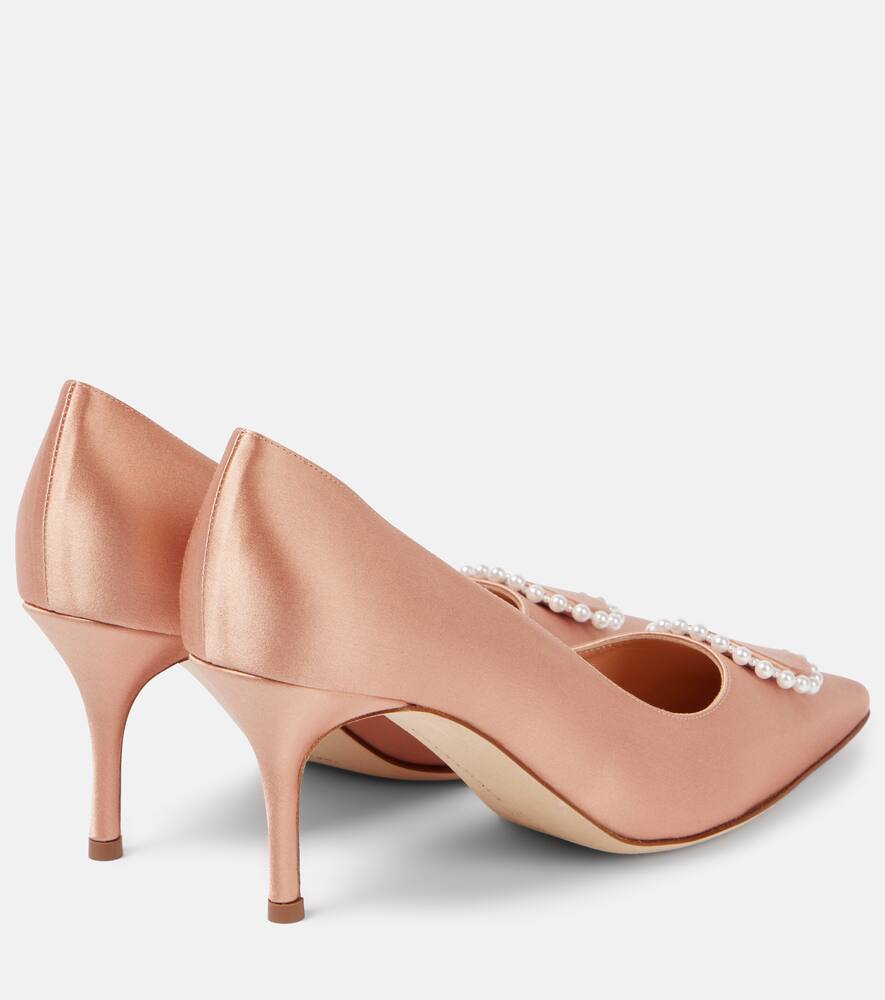 Kifaclo 70 атласные туфли-лодочки с декором Manolo Blahnik, 8802 Lcor — фото 2