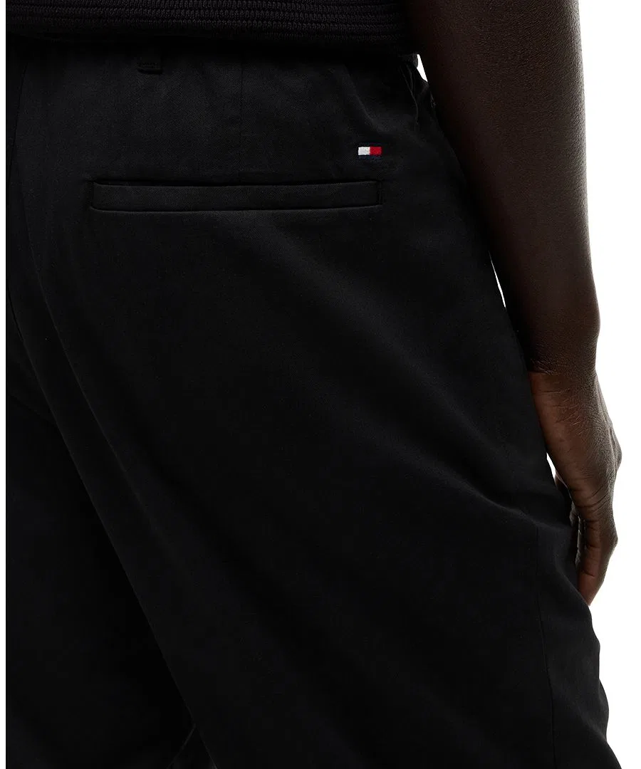 Брюки чинос с эластичным поясом Dover Regular Fit Tommy Hilfiger, Black — фото 3