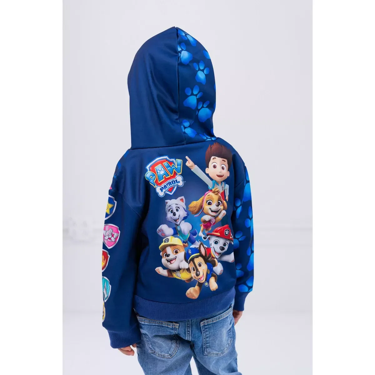 Детский худи с принтом PAW Patrol Fleece Cosplay Pullover Hoodie PAW Patrol, Navy — фото 3
