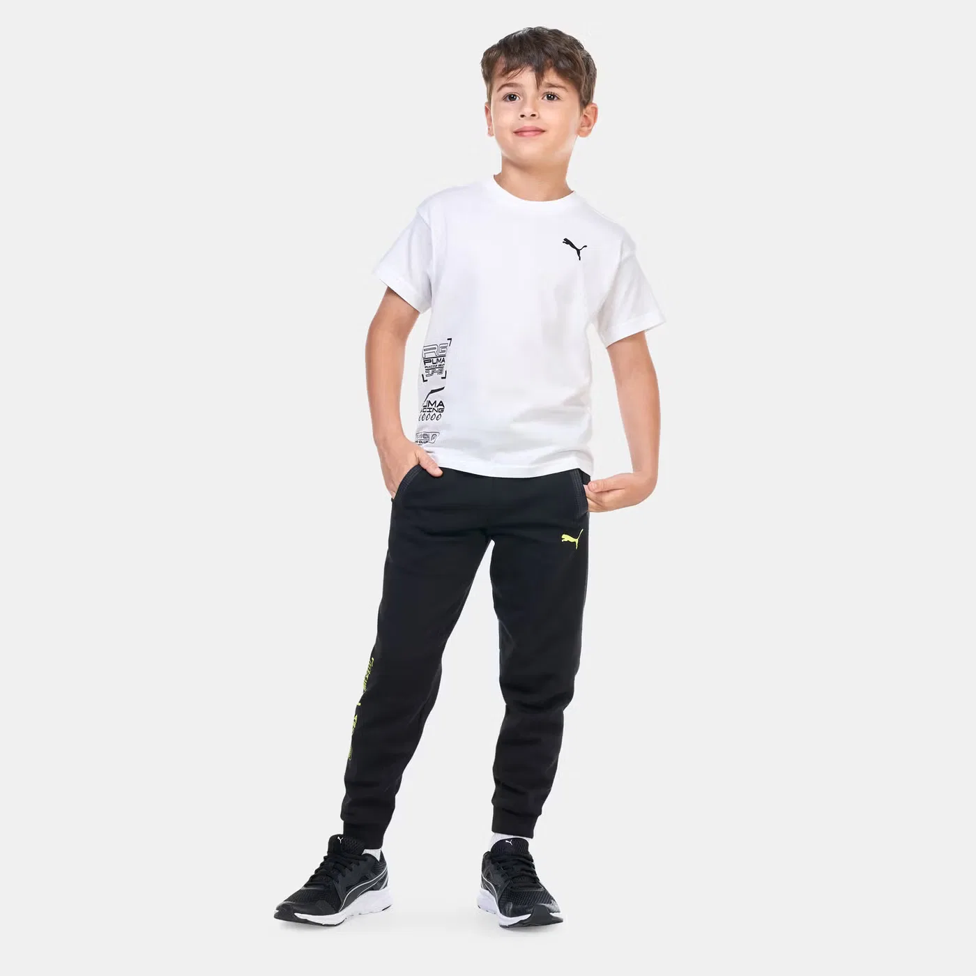 Штаны с принтом Classics Xcntry Bkr Puma, черный — фото 3