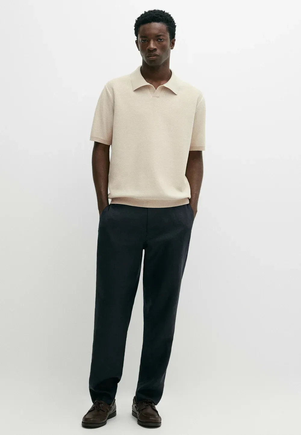 Рубашка поло Massimo Dutti, Light Green — фото 2