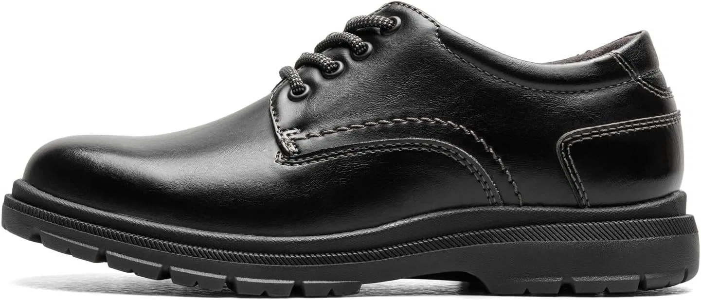 Детские туфли-оксфорды с закрытым носком Lookout Jr. Florsheim, Black — фото 4