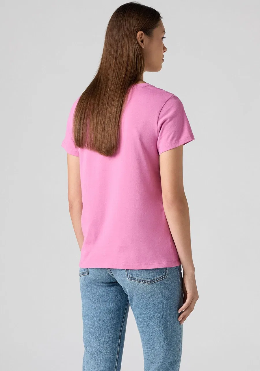 Футболка LEVI'S светло-розового цвета — фото 4