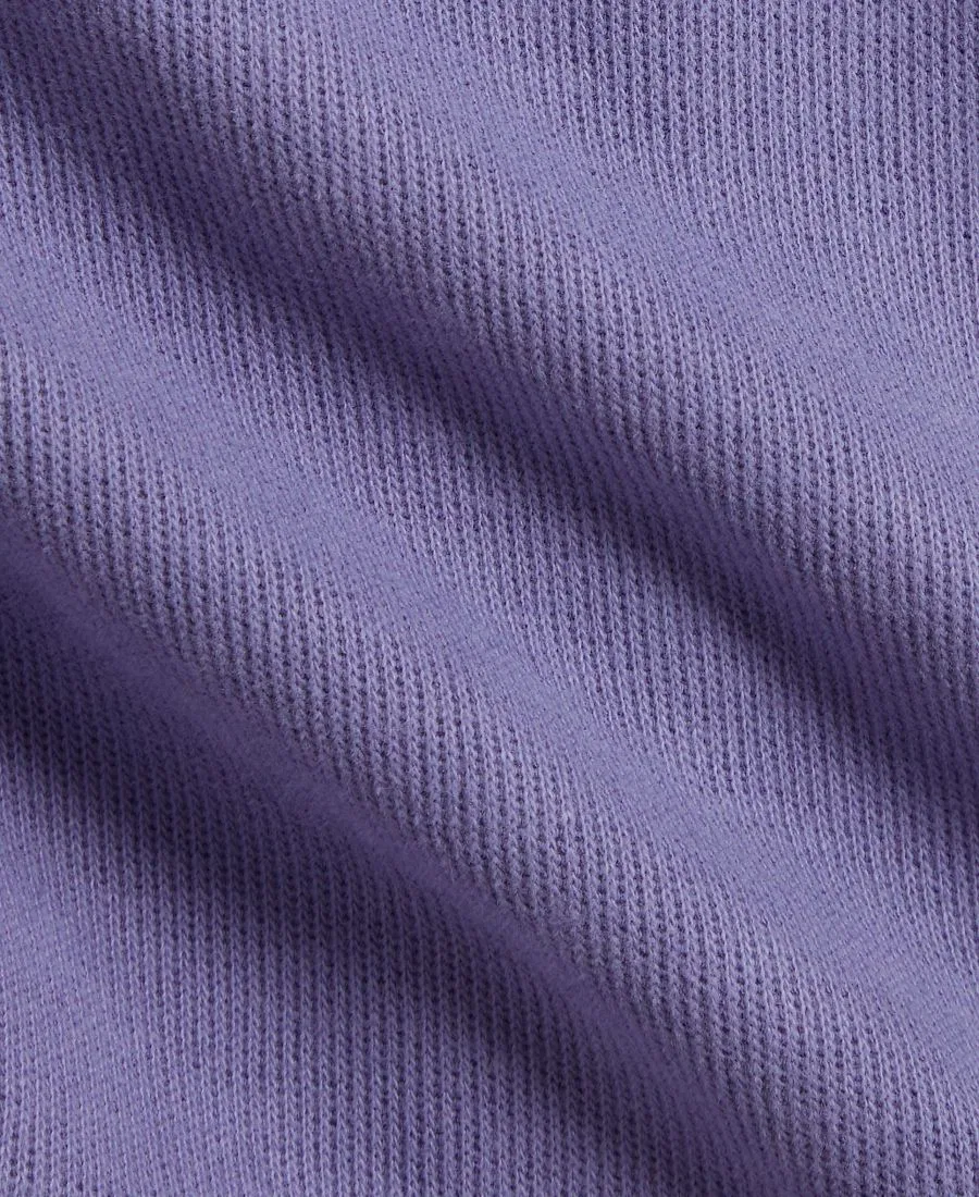 Боди-комбинезон с отложным воротником и длинным рукавом, Estate Rib Shawl Collar Coverall Polo Ralph Lauren, Summer Purple — фото 3
