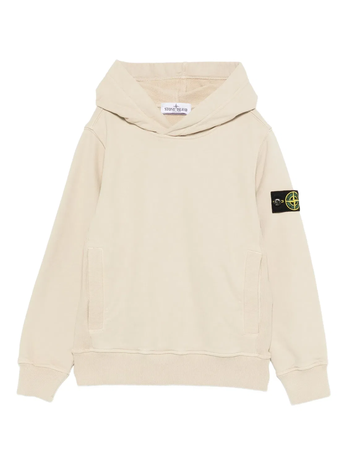 Худи с нашивками Stone Island, нейтральный