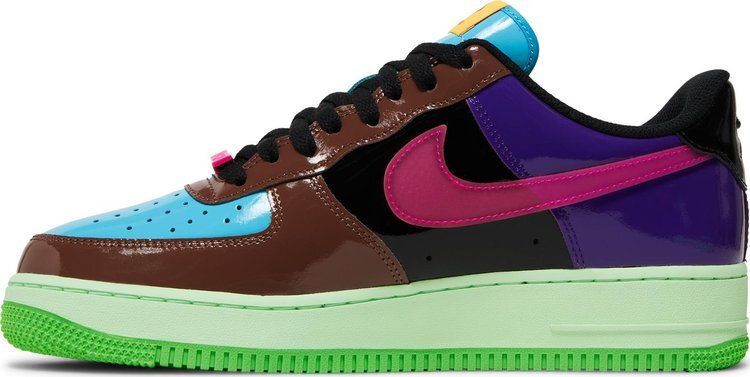 Кроссовки Nike Undefeated x Air Force 1 Low 'Pink Prime', многоцветный — фото 4