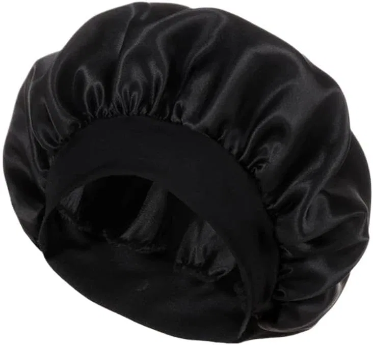 Шапочка для сна шелковая MKLHAVB, Black