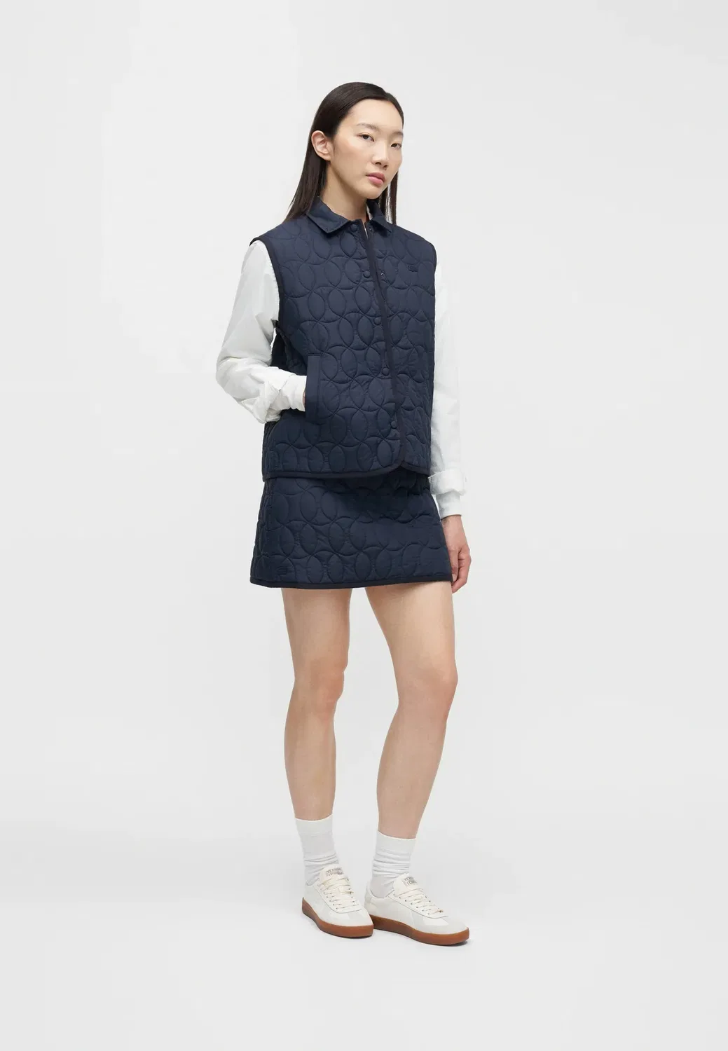 Мини-Юбка Lacoste, Dark Navy Blue — фото 2