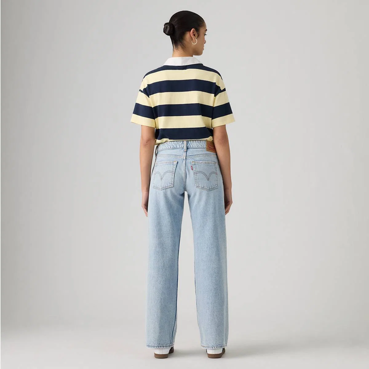 Свободные женские джинсы Superlow Levi's, Don'T Miss - Light Wash — фото 3
