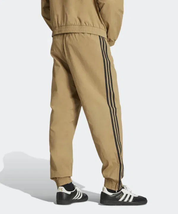 Тренировочные штаны Woven Firebird Track Pants, Adidas, карбоново-коричневый, черный — фото 2