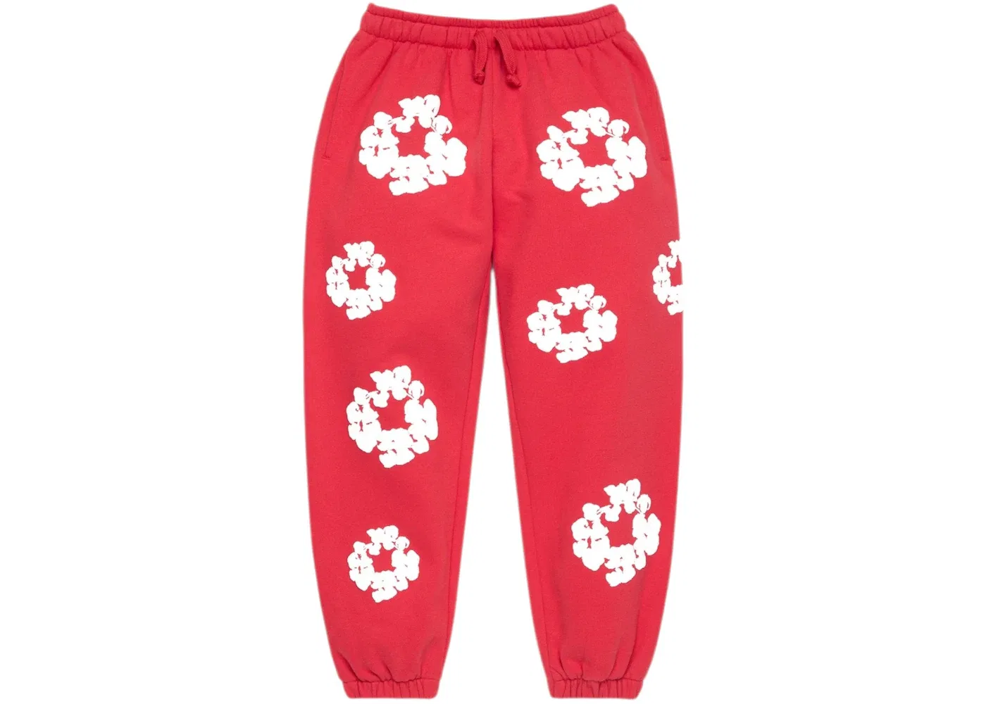 Детские спортивные штаны с принтом Cotton Wreath Denim Tears, Red