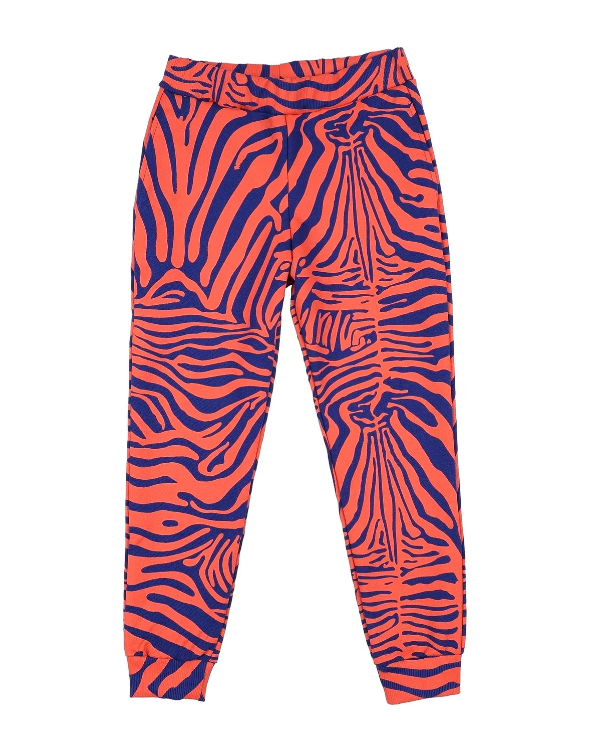 Детские брюки для девочек с принтом Zebra Print Marques' Almeida, оранжевый