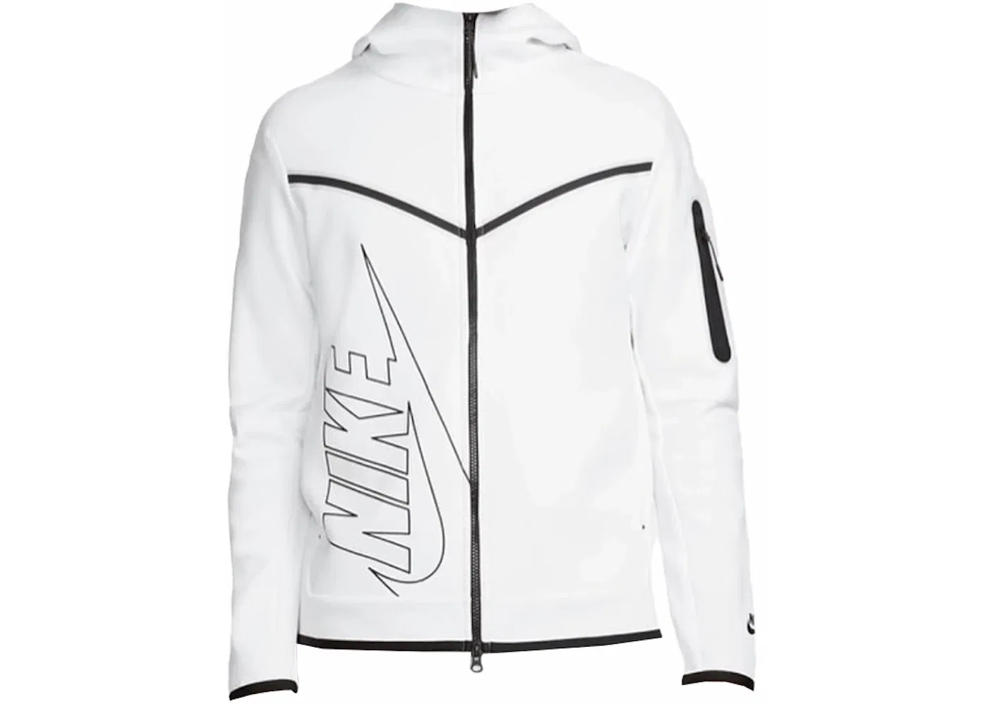 Мужская худи Tech Fleece Nike, White
