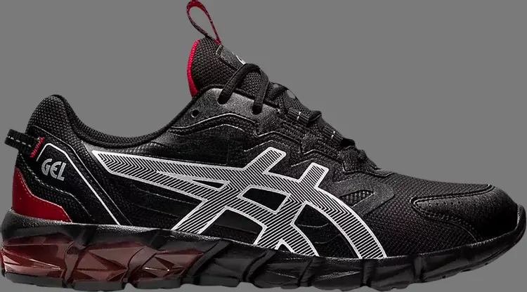 

Кроссовки gel quantum 90 3 'black classic red' Asics, черный