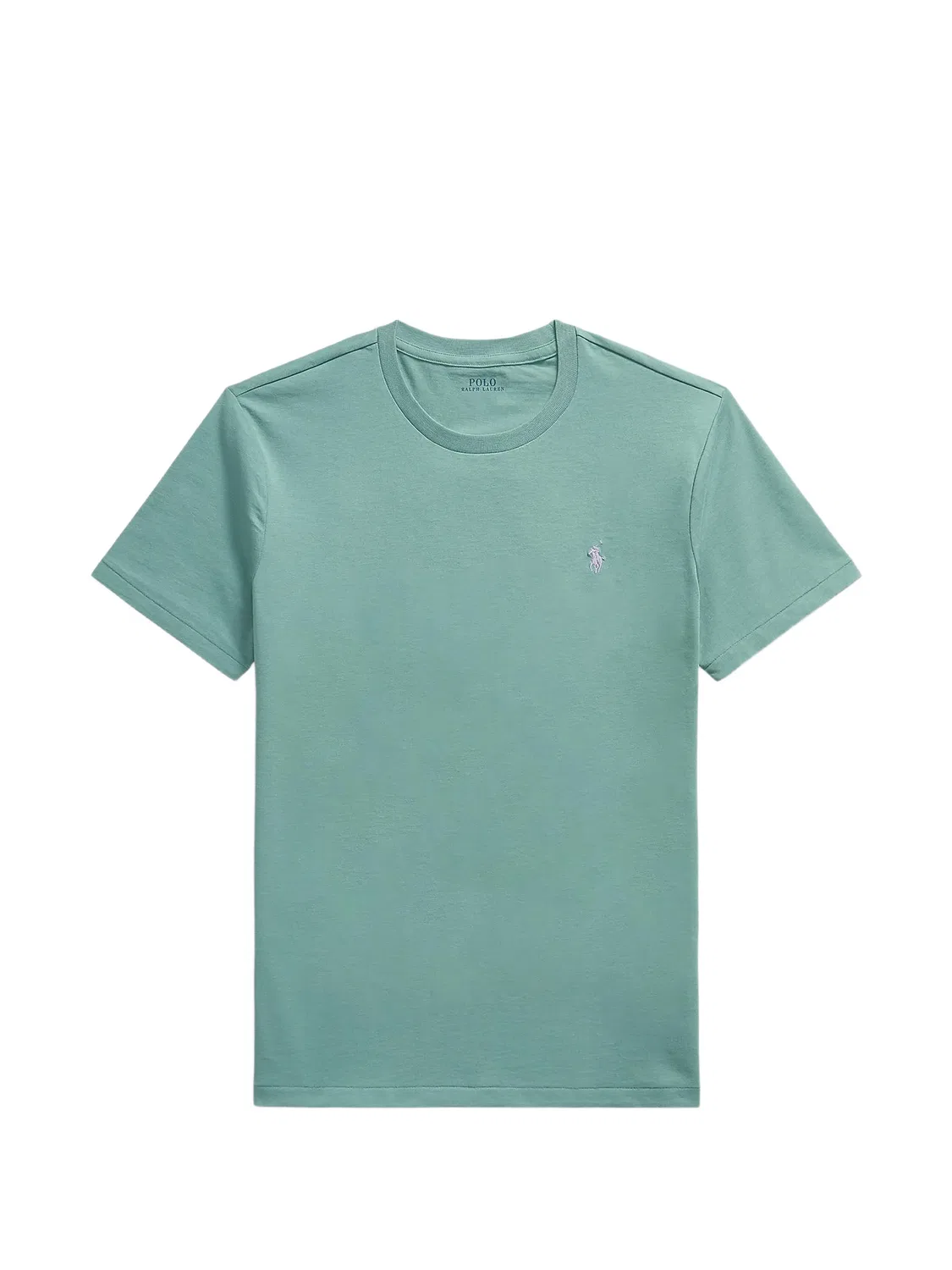 Футболка-джерси приталенного кроя с круглым вырезом Polo Ralph Lauren, зеленый
