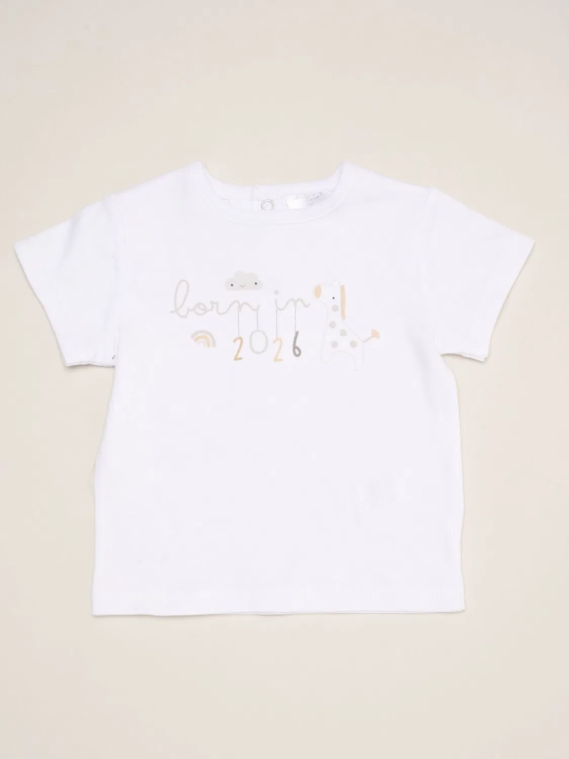 Комплект одежды с принтом Born in 2026 Rock-A-Bye Baby Boutique, белый — фото 3