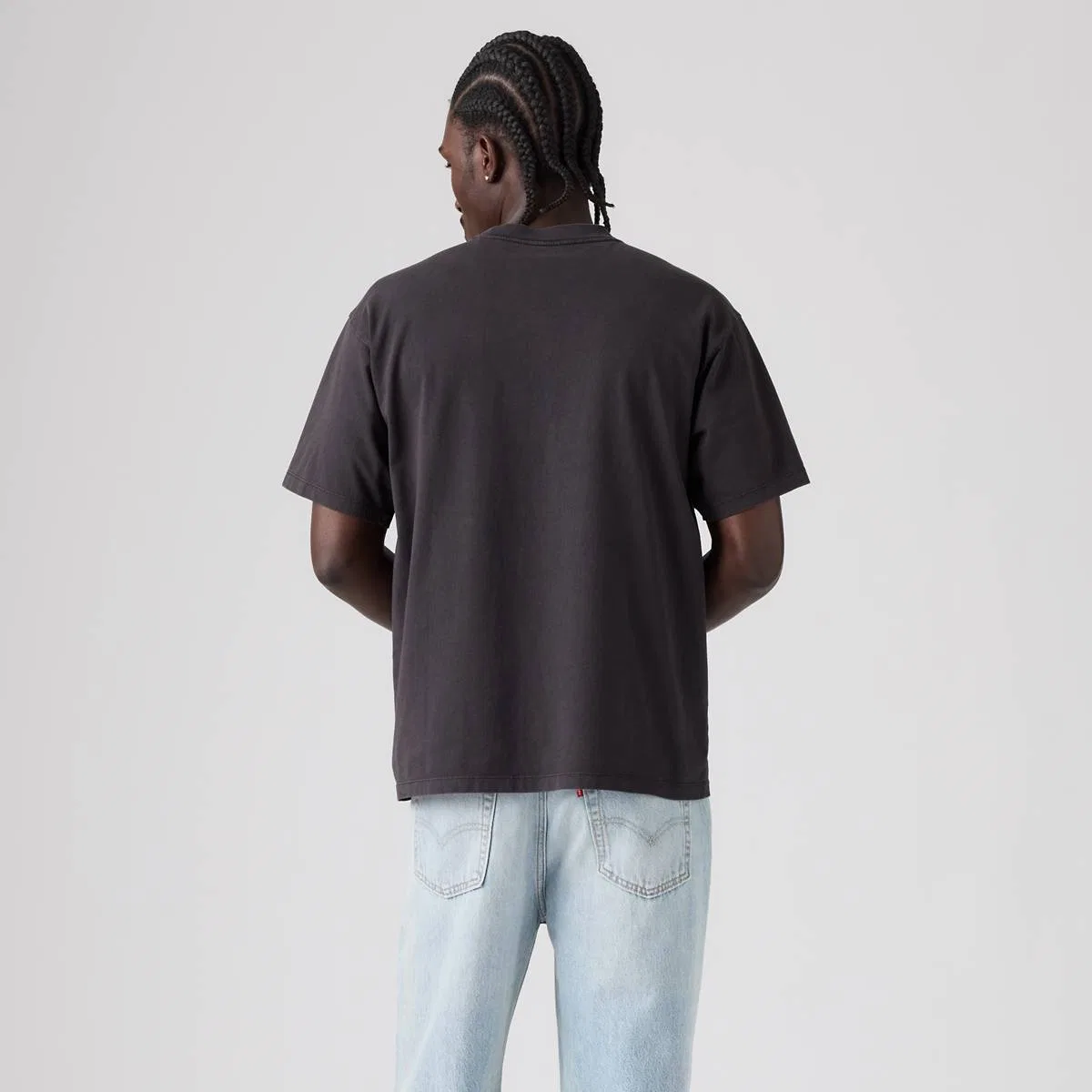 Винтажная футболка с графическим принтом Levi's, Blurred Phantom - Black — фото 4