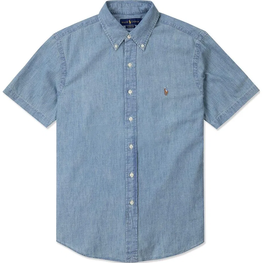 Мужская классическая рубашка с длинным рукавом Polo Ralph Lauren, Blue