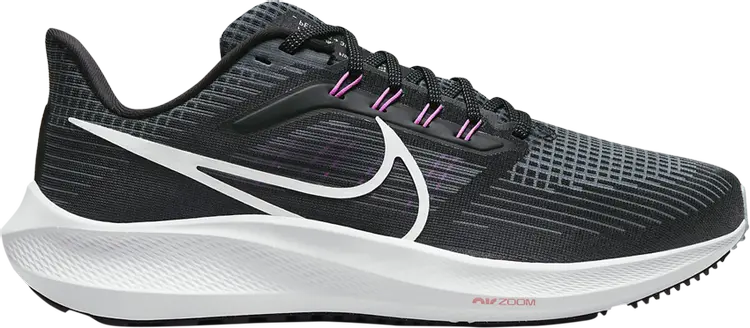 

Кроссовки Nike Air Zoom Pegasus 39 Extra Wide 'Black Pink', черный