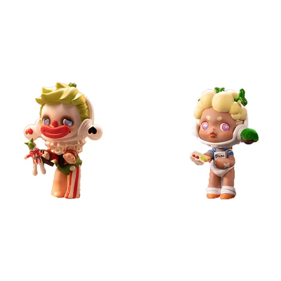 

Фигурка Pop Mart Skullpanda Action! Cut! Series, Comedian + Musty Extra Actor