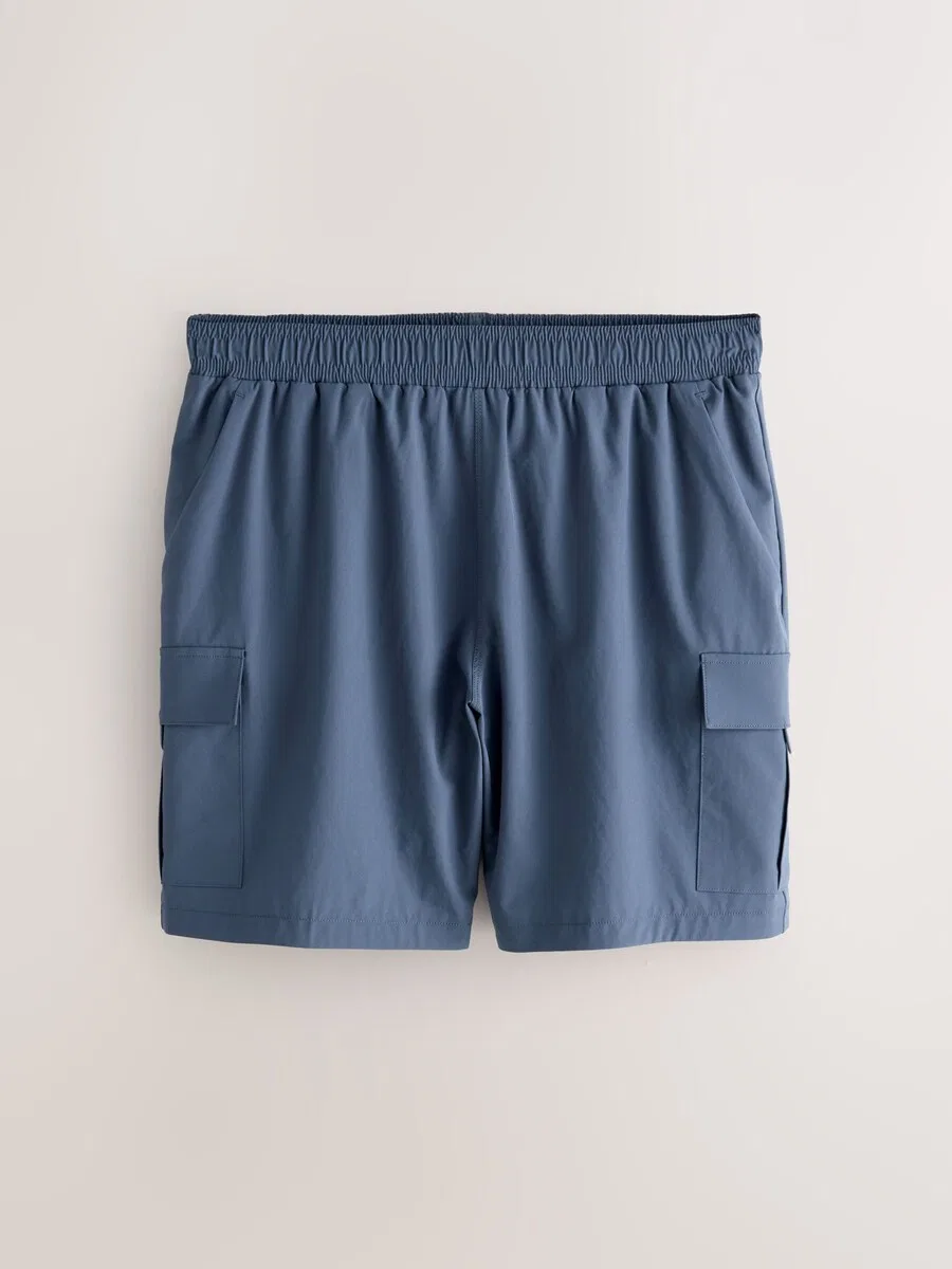 Шорты Next Regular Pants 'Active Gym' синего и черного цвета — фото 2